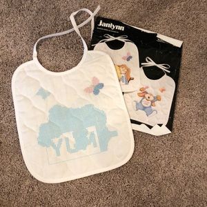 Cross Stitch Bib with Pattern